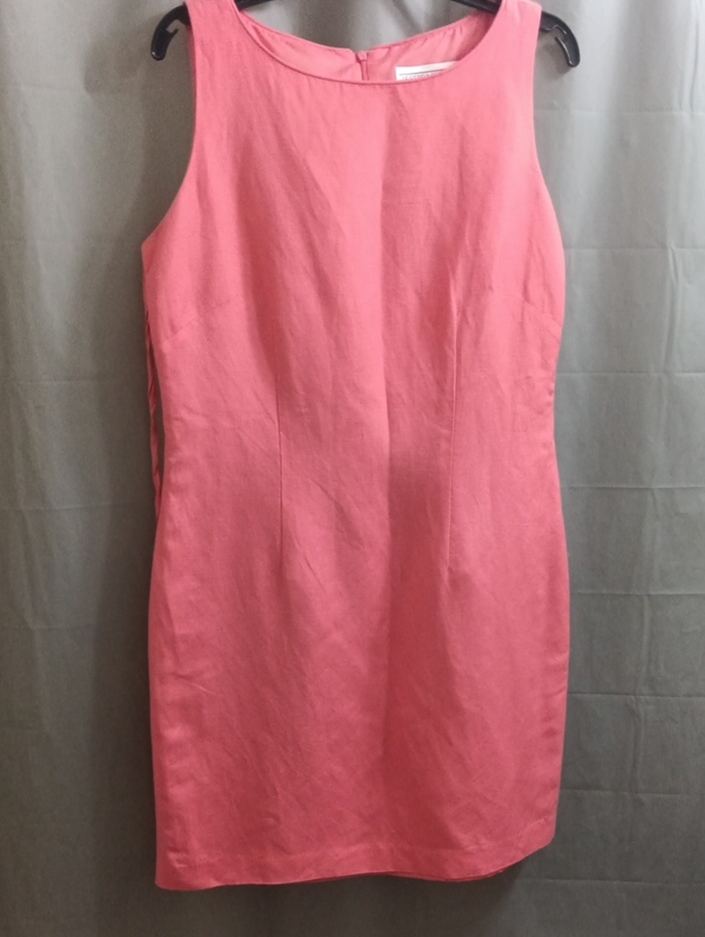 Jessica Howard Coral Pink Sleeveless Sheath Dress
